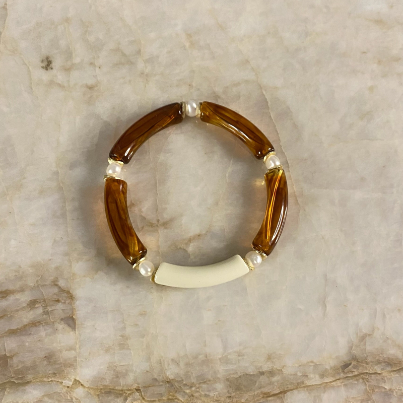 Mini Mac Bracelet with Pearls