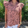 The Garden Blouse- Clay