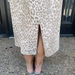 Party Animal Dress- Taupe
