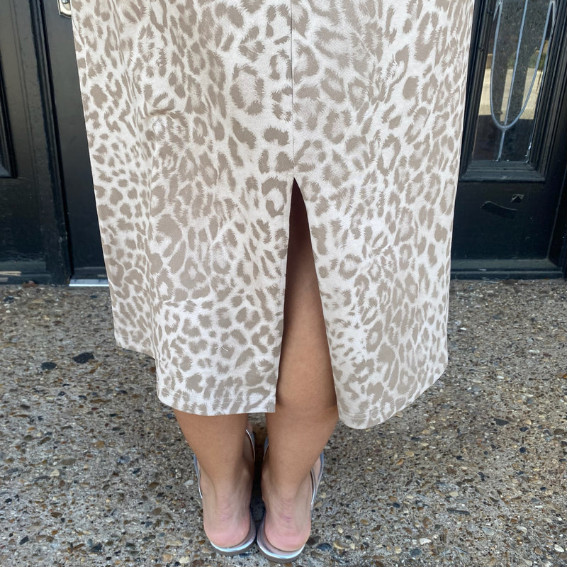 Party Animal Dress- Taupe