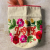 Embroidered Cinch Pouches