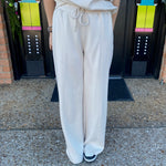 Basic Sweatpants - Cream