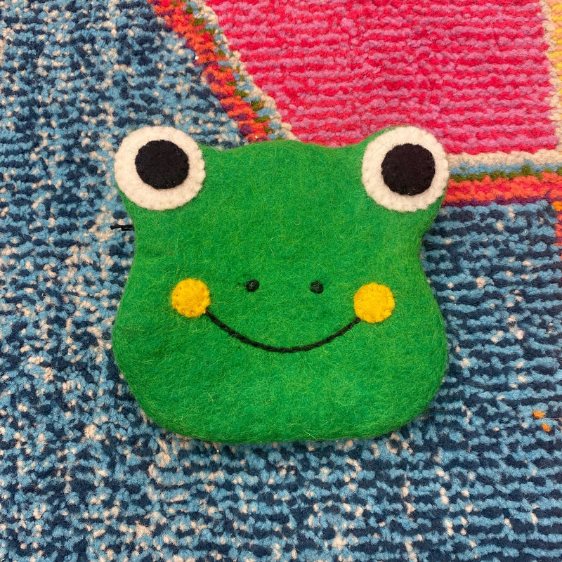 Felt Coin Purse- Frog