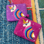 Felt Coin Purse- Unicorn