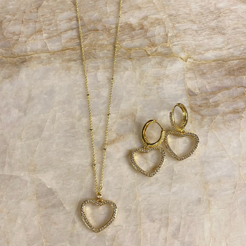 Open Heart Necklace