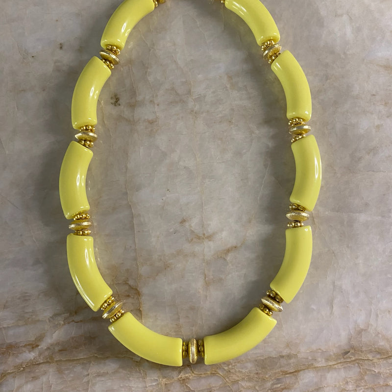 Mac Necklace- Yellow