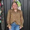 Erin Blouse- Brown