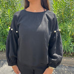 Classy Day Sweatshirt- Black