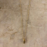 Initial Necklace (Black)