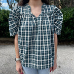 Rancher’s Wife Blouse- Forest