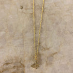 Pavé Butterfly Enamel Necklace