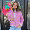 Pink Wildflower Quilted Jacket