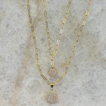 Pavé Drop Necklace