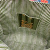 Quilted Tote Bag- Green Tiger