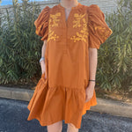 Embroidered Fiesta Dress