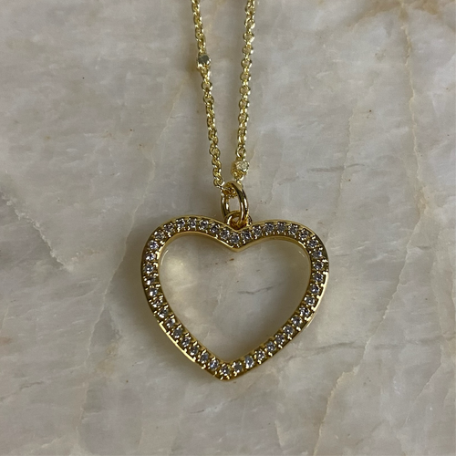 Open Heart Necklace