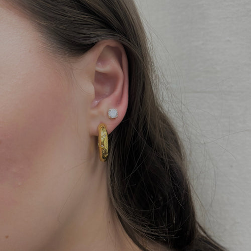 Clear Constellation Hoops