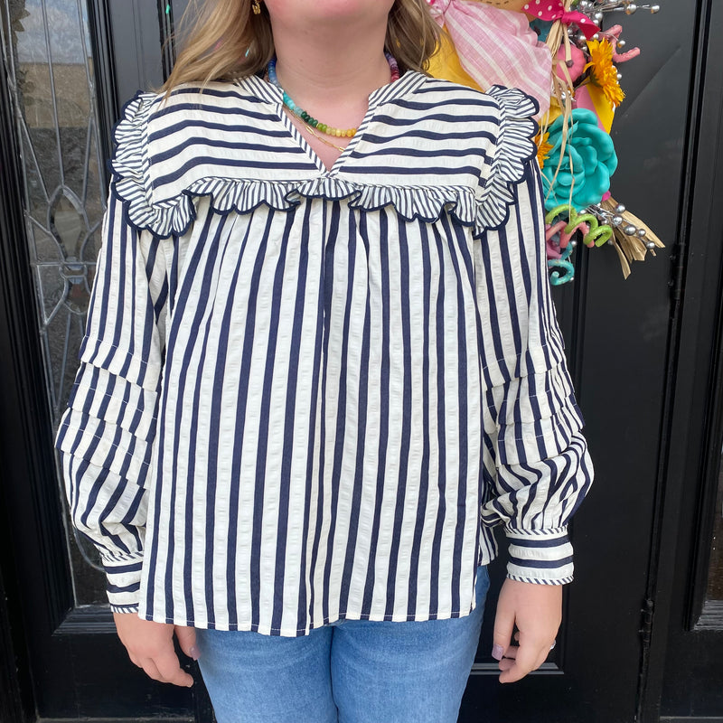 Full of Stripes Blouse