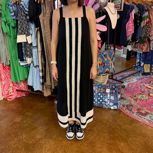 Black Striped Dress