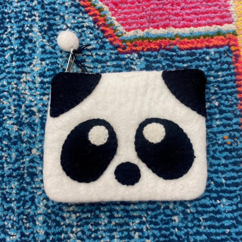 Felt Coin Purse- Panda