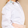 Crochet button up top