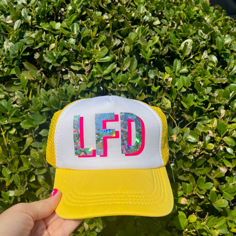 Yellow LFD hat