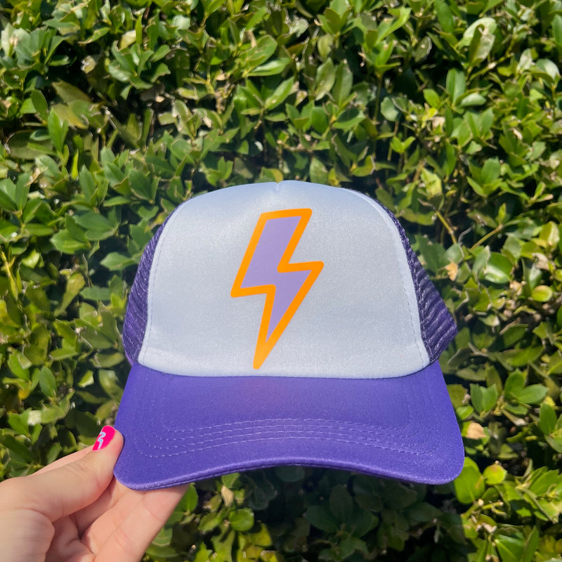 Purple LFD lightning bolt hat