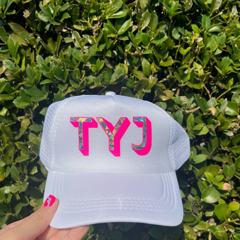 White LFD “TYJ” Hat