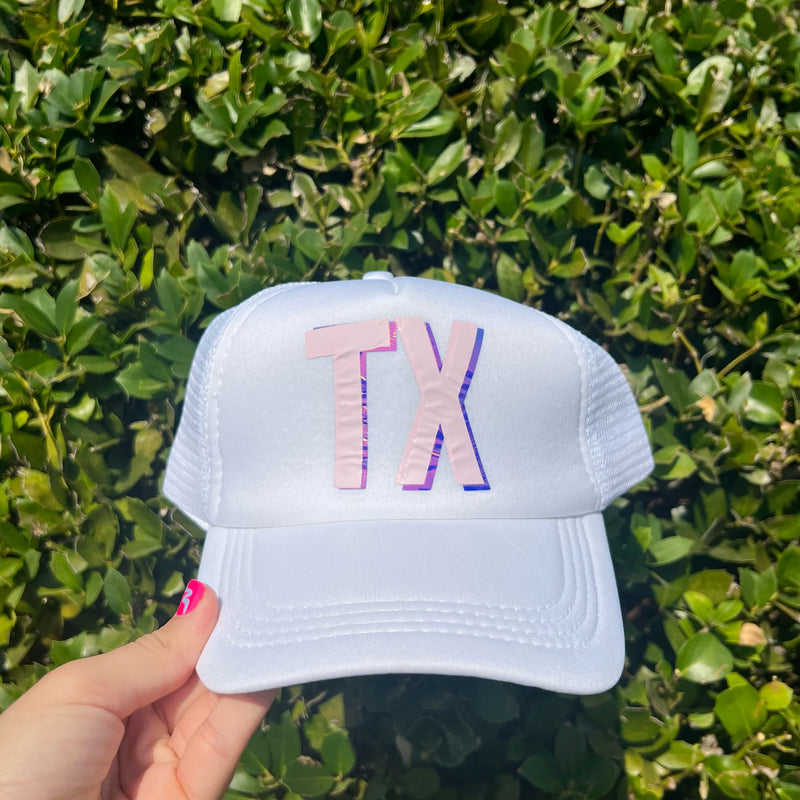 White LFD “TX” hat