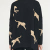 Cheetah Print Sweater (Black)