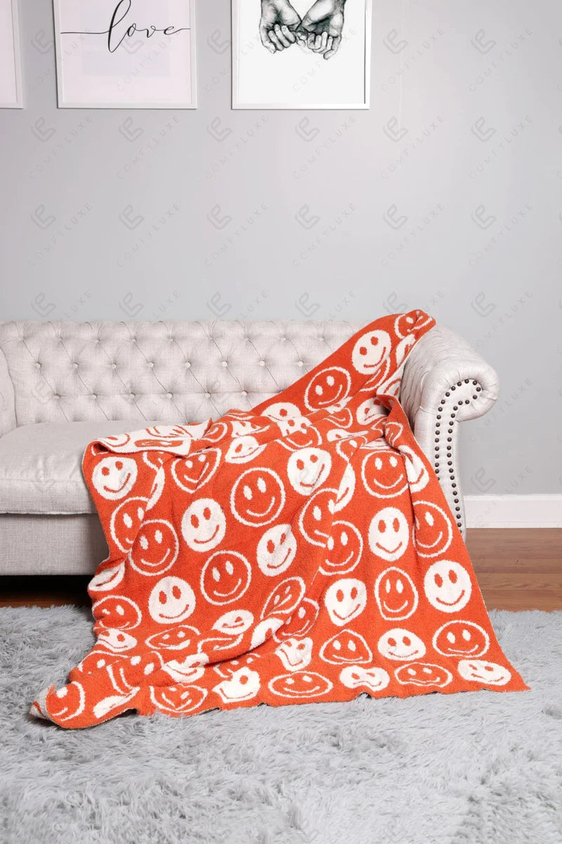 Smiley Comfy Luxe Blanket