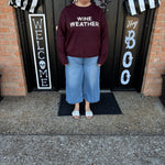 Wine Weather Sweater