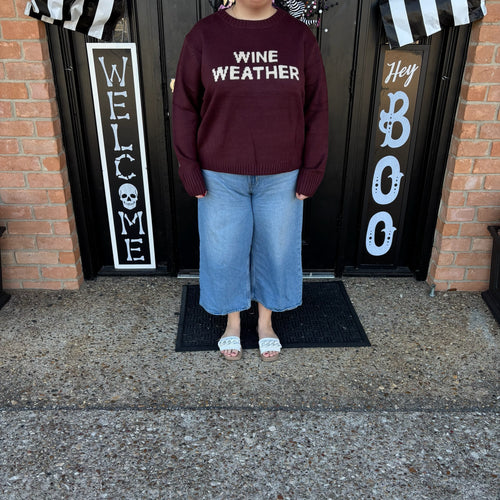 Wine Weather Sweater
