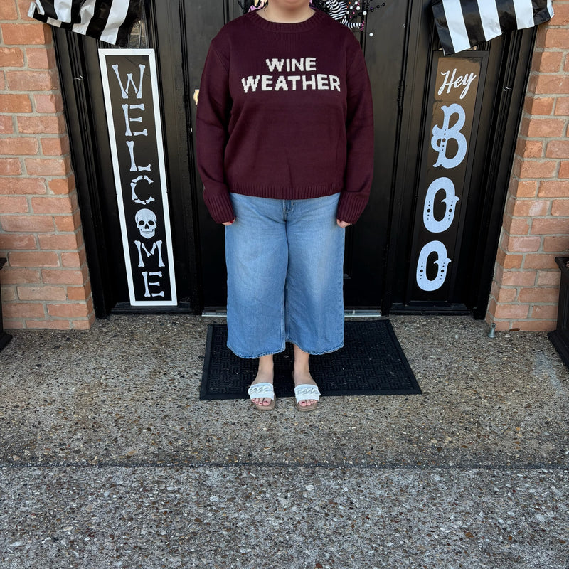 Wine Weather Sweater