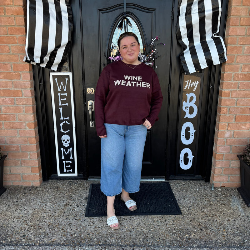 Wine Weather Sweater
