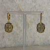 Mother of Pearl Cross Piece Earrings
