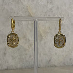 Mother of Pearl Cross Piece Earrings
