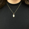 Gemstone Pearl Necklace