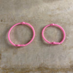 Silicone Jesus Bracelet- Bubblegum Pink