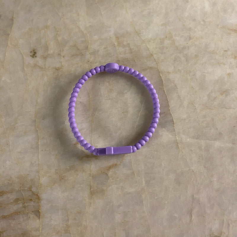Silicone Jesus Bracelet- Orchid