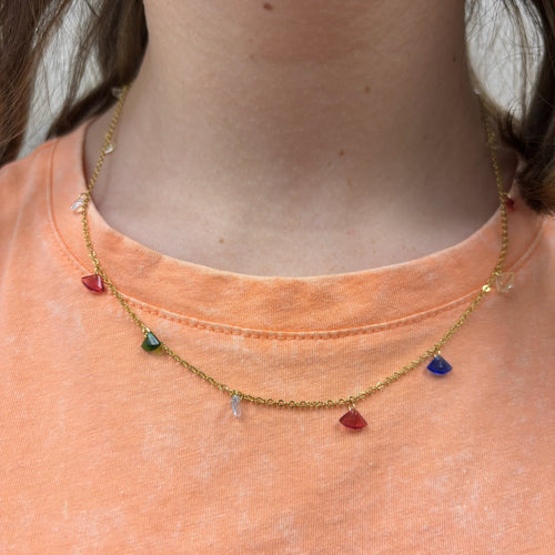 Multi Gemstone Choker