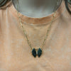 Gemstone Butterfly Necklace