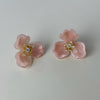 Floral Studs- Light Pink