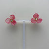 Floral Studs- Hot Pink