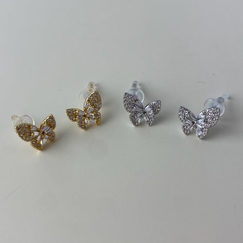 Mariposa Studs- Gold