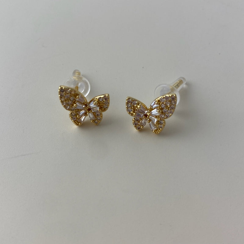 Mariposa Studs- Gold