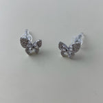 Mariposa Studs- Silver