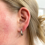 Small Silver Hoops