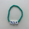 Mahjong Tile Beaded Bracelets- Turquoise
