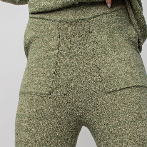 Knitted Lounge Pants in Sage (PANTS ONLY)